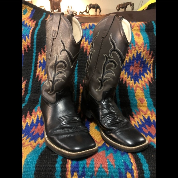 Old West cowboy boots